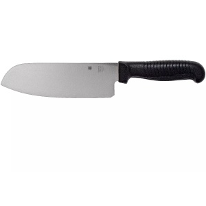 Cutit Santoku Polypropylene Black, Spyderco