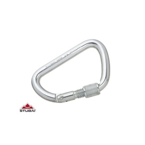 985001 Carabina din otel ASYM. D-SHAPE cu surub, Stubai