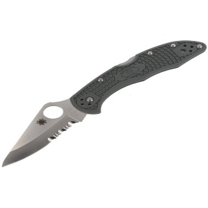 Briceag Delica® 4 FRN Foliage Green, Spyderco