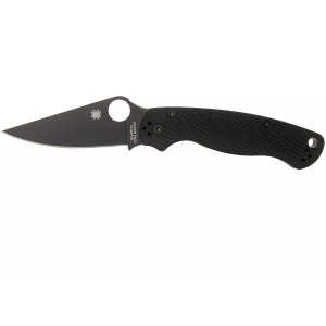 Briceag Para Military™ 2 G-10 negru / lama neagra, Spyderco