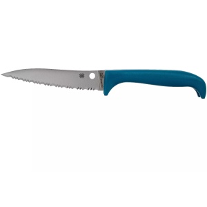 Cutit Counter Puppy albastru, Spyderco