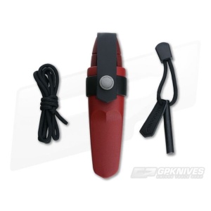 Kit cutit de gat cu amnar, Mora Eldris, rosu pt DIY/camping/hobby