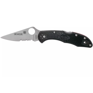 Briceag Delica® 4 Lightweight Thin Red Line, Spyderco