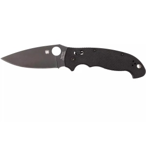 Briceag Manix™ 2 XL G-10 negru / lama neagra, Spyderco