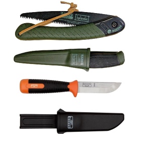 CBS34 Set cutite si fierastrau bushcraft Bahco