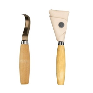 Cutit sculptura Morakniv Nr. 162S cu teaca din piele