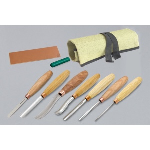 SC03 Set complet de 7 dalti pentru sculptura in lemn, BeaverCraft