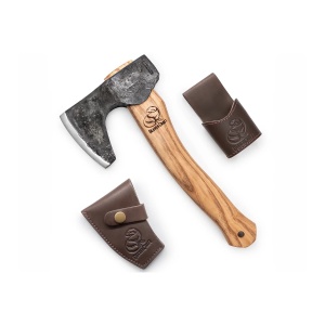 AX6 Topor compact cu barba Bushcraft, BeaverCraft