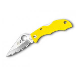 Briceag Ladybug™ 3 Salt® FRN Yellow, Spyderco