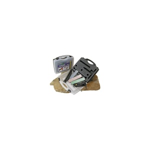 Kit de ascutire Aligner Dia-Sharp Whetstone DMT cu pietre de ascutit diamantate in cutie robusta