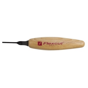 Micro dalta adanca cu varf in V la 45° pentru sculptura in lemn, Flexcut