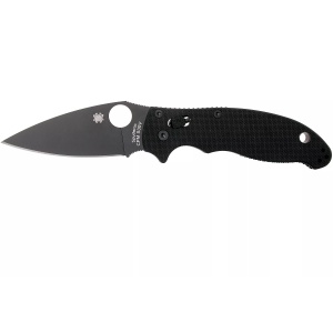Briceag Manix™ 2 G-10 negru / lama neagra, Spyderco