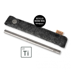 Pai din titan in husa Straw Kit Titanium, LIGHT MY FIRE
