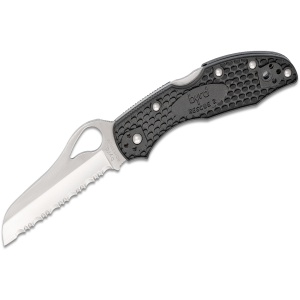 Briceag Meadowlark™ 2 Rescue FRN Black, Spyderco