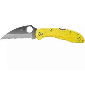 Briceag Salt® 2 FRN Yellow Wharncliffe , Spyderco