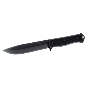 Cutit de supravietuire si bushcraft Fallkniven A1xb – Tungsten Carbide, lama neagra