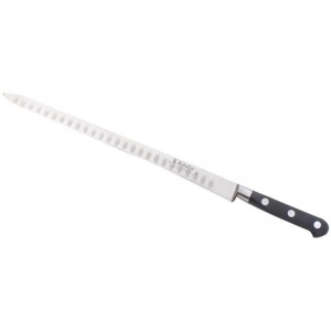 Cutit pentru somon, lungime 30cm, cu buzunare de aer, Sabatier Authentique.