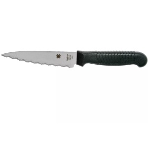 Cutit Utility 114 mm Polypropylene negru, Spyderco