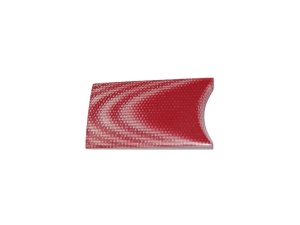 Micarta Canvas (foaie de cort) Red- 9.5 mm, pentru maner de cutit