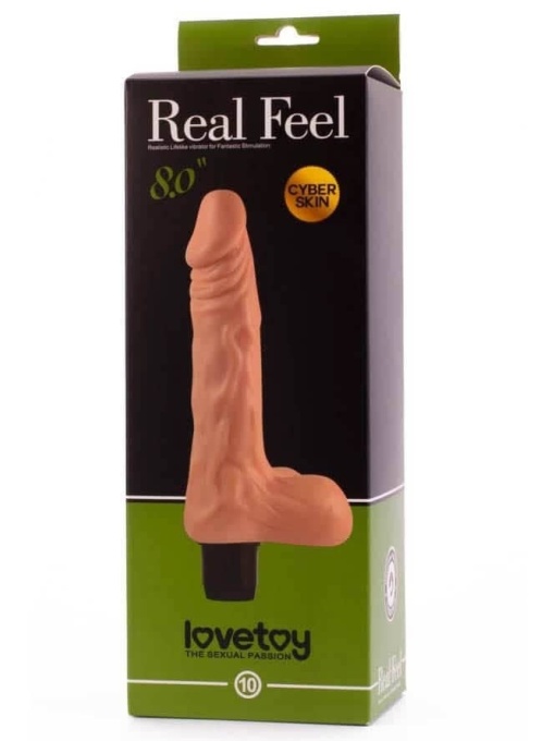 Realistični vibrator sa testisima | Real Feel 20 cm