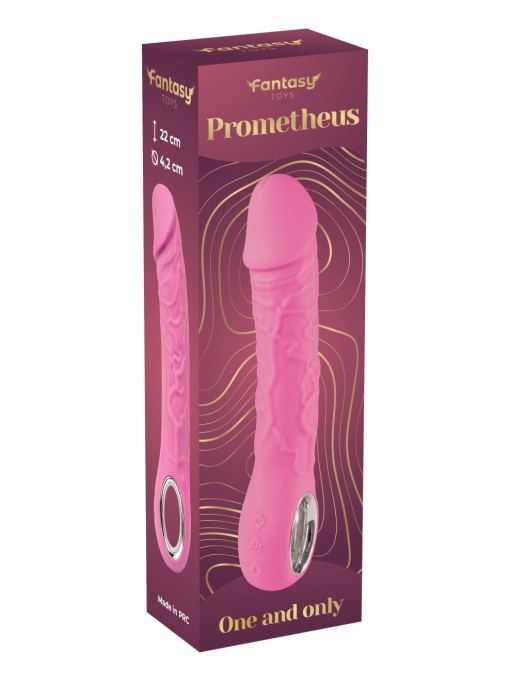 Silikonski Vibrator sa grejanjem | Prometheus Pink