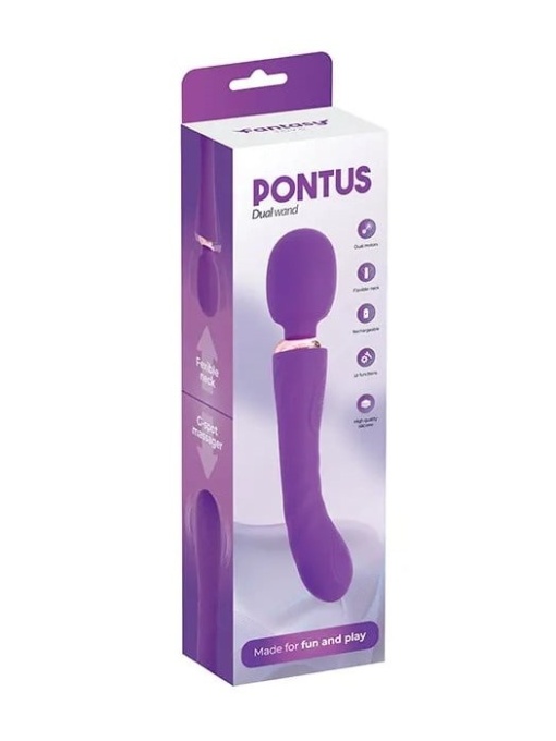 Dupli Wand vibrator | Pontus Dual Lila