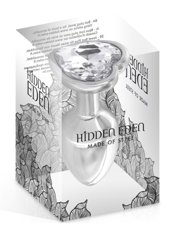 Analni plug Aluminium Srce | Hidden Edden Veličina S