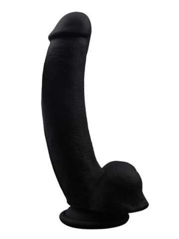 Crni realistični dildo | Boss Dildo 20 cm - Img 5