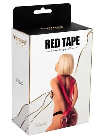 Crvena bondage traka | Red Bondage Tape 15m - Img 3
