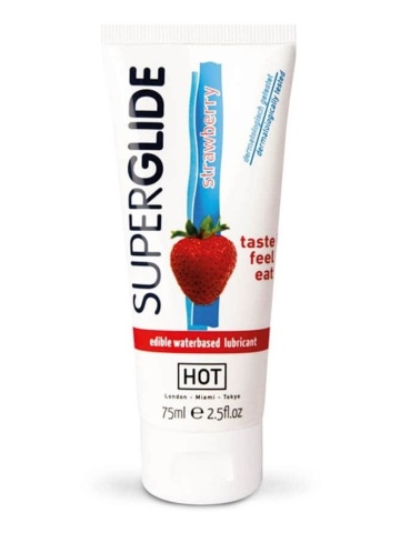 Jestivi lubrikant | Superglide Jagoda 75 ml