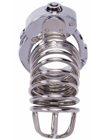 Kavez za penis | Stainless steel cock cage Locking Mechanism - Img 8