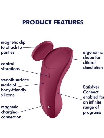 Klito masažer sa aplikacijom | SATISFYER Sexy Secret - Img 6