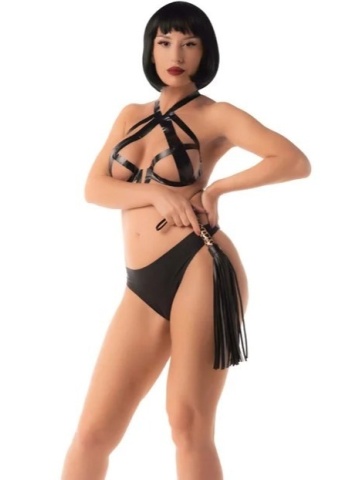 Leopard bič | Leopard Flogger 45 cm - Img 1