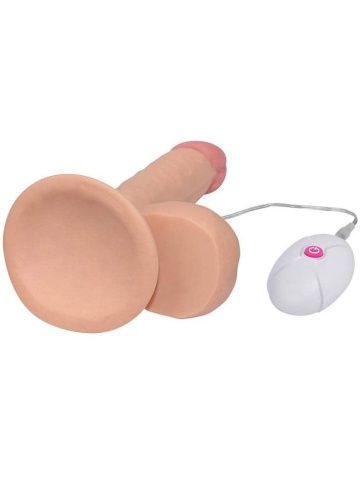 Mekani realistični vibro dildo | Ultra soft 19 cm - Img 7