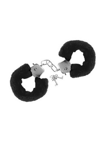 Metalne lisice sa krznom | Sweet Caress Black - Img 2