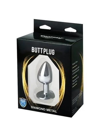 Metalni analni plug Crveni kristal | Veličina S - Img 3