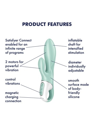 Multifunkcionalni vibrator | SATISFYER Bunny 5+ - Img 7