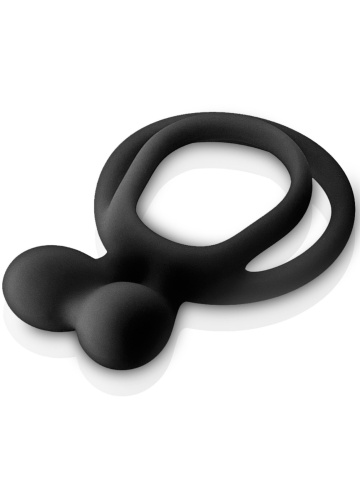 Prsten za penis i testise | Double Ring Black - Img 3