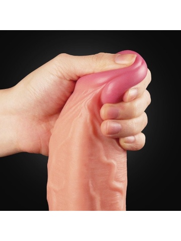 Realistični dildo | Dual Layer Platinum 25 cm - Img 4
