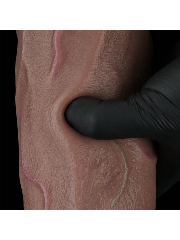 Realistični dildo XXL veličine | Dual Layer Silicon XXL Cock 31 cm - Img 7