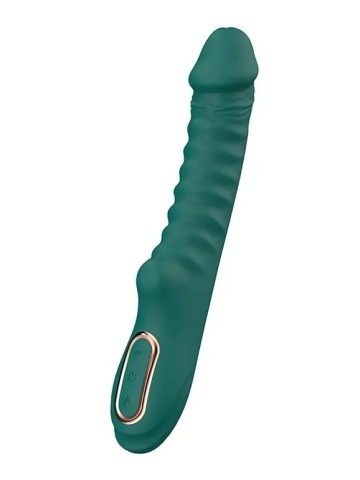 Rebrasti silikonski vibrator | Enyalius Green - Img 4