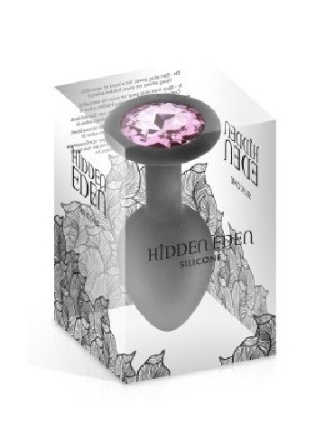 Silikonski analni plug | Eden Black veličina S