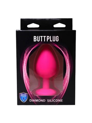 Silikonski analni plug Pink | Veličina S - Img 3