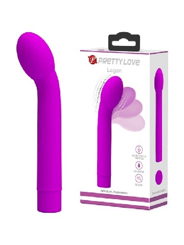 Silikonski vibrator | Logan Violet - Img 1