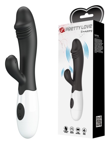 Silikonski vibrator | Snappy Black
