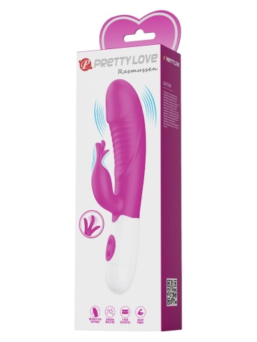 Silikonski Zeka vibrator | Rasmussen Rabbit Pink - Img 7