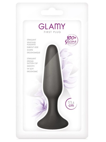 Silionski analni plug | Glamy 11,5 / 2,8 cm