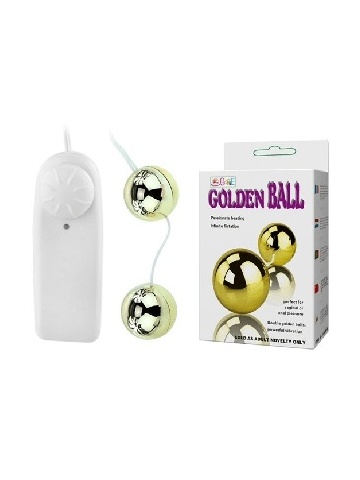 Vibrirajuće vaginalne kuglice | Golden Ball - Img 1