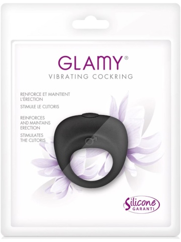 Vibro prsten | Glamy Cockring Black