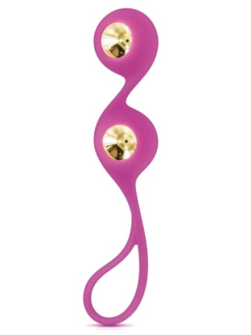 Analne kuglice od silikona | Cristal Love Balls Gold - Img 3